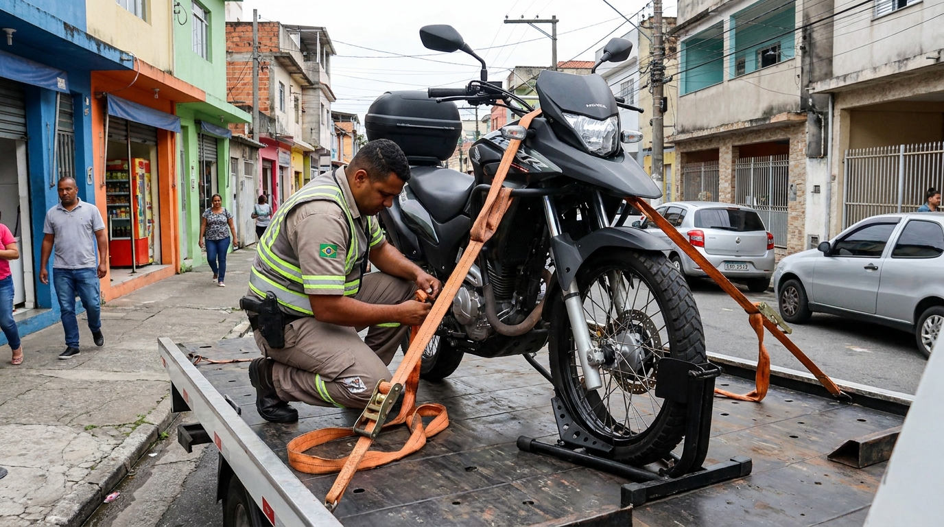 Guincho para Moto no Munhoz Júnior, Osasco‑SP