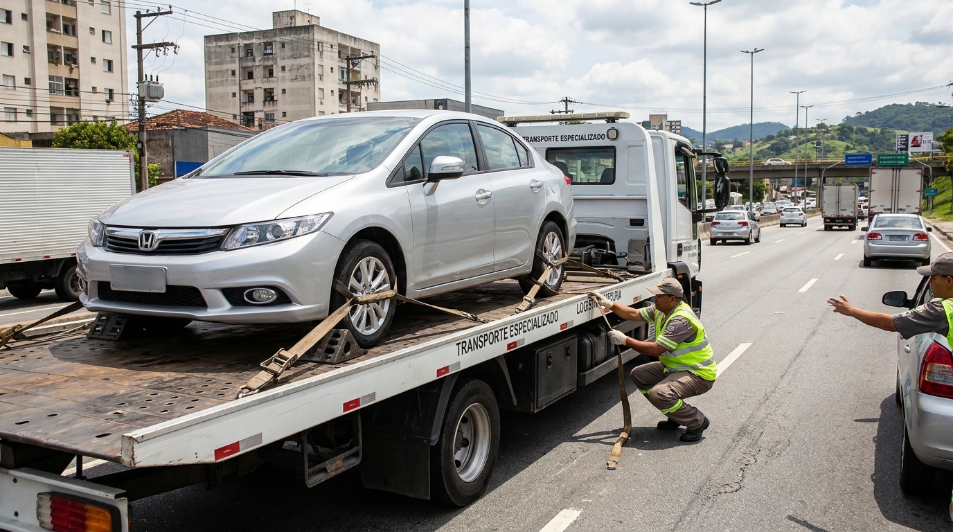 Transporte de Motocicletas no IAPI, Osasco‑SP